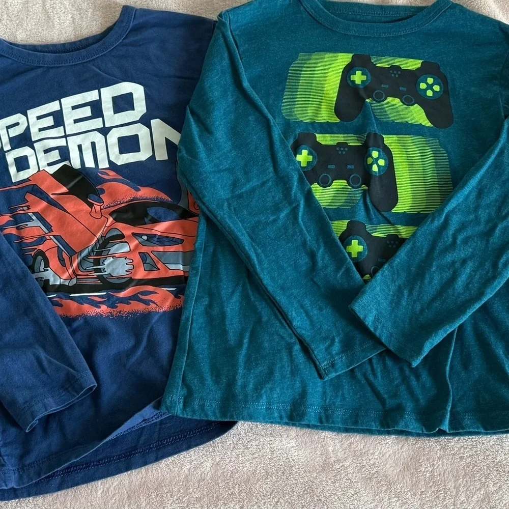 Lot of 8 Children’s Place Boys Long Sleeve T-Shirts Size 5/6